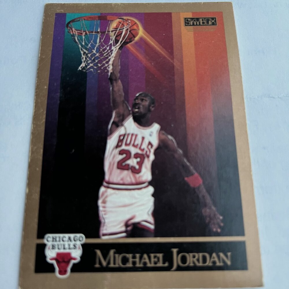 Michael Jordan Basketball #23 Chicago Bulls Vintage Card on Front-Back MJ Golf - Picture 3 of 5